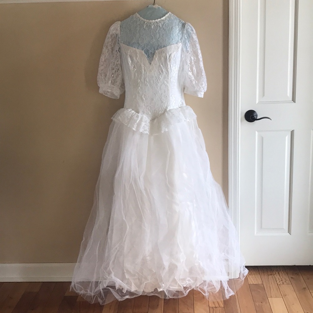Jessica McClintock Gunne Sax Worn once in 1988!